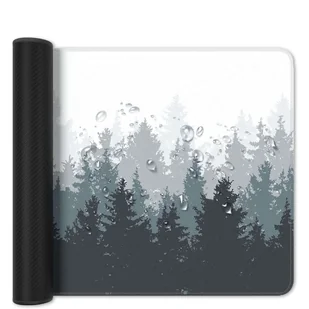 Podkładka na biurko pod myszkę mysz klawiaturę Mata ochronna antypoślizgowa gamingowa XL 80x40 cm Alogy Las Forest - Podkładki pod mysz - miniaturka - grafika 13