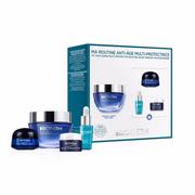 Zestawy kosmetyków damskich - BIOTHERM Anti-Aging Multi-Protective Routine Blue Therapy Multidefender Cream SPF25 50ml + Night 15ml + Eye 5ml + Serum 7ml - miniaturka - grafika 1