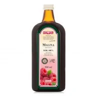 Soki i napoje niegazowane - POLSKA RÓŻA 100% sok z malin 500 ml - miniaturka - grafika 1