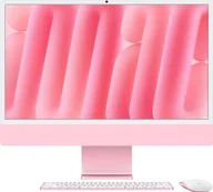 Zestawy komputerowe - Komputer Apple APPLE 24inch iMac with Retina 4.5K display Apple M4 chip with 10core CPU and 10core GPU 16GB 256GB SSD Pink - miniaturka - grafika 1