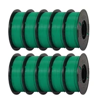 Filamenty i akcesoria do drukarek 3D - filament do drukarek 3D, szybkie drukowanie, nietoksyczny, 10 kg zielony - miniaturka - grafika 1