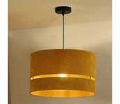 Lampy sufitowe - Duolla - Żyrandol na lince DOUBLE 1xE27/15W/230V śr. 40 cm pomarańczowy - miniaturka - grafika 1