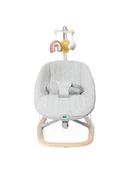 Leżaczki i huśtawki - Chicco Leżaczek Zen Wave Wooden Grey - miniaturka - grafika 1