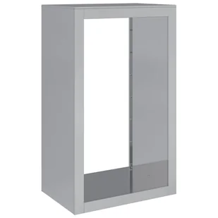 vidaXL Stojak na drewno opałowe, 60x40x100 cm, stal galwanizowana - Wózki magazynowe - miniaturka - grafika 1