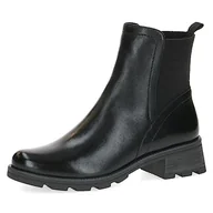 Kozaki damskie - Caprice Damskie buty 9-25227-41 Półdługie kozaki, Black Nappa, 40,5 EU, Czarna papka, 41 - miniaturka - grafika 1