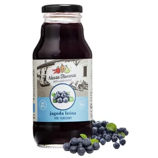 Sok tłoczony 100% JAGODA LEŚNA cholesterol 330 ml - Soki i napoje niegazowane - miniaturka - grafika 1