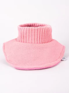 Swetry dla dziewczynek - Golfik zimowy dziewczęcy różowy S-M - YOCLUB - grafika 1