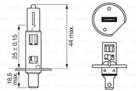 Żarówki samochodowe - Bosch Żarówka 1 987 301 088 - miniaturka - grafika 1
