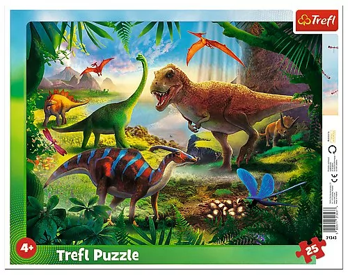 Trefl Puzzle 25el 31343 Dinozaury