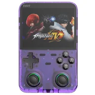 Konsole i gry retro - Ręczna konsola do gier D007 Plus Pro 64GB, ponad 10000 zainstalowanych gier, ekran IPS 3,5 cali - Przezroczysty fioletowy - miniaturka - grafika 1