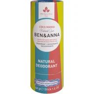 Dezodoranty i antyperspiranty unisex - BEN & ANNA Naturalny dezodorant coco mania 40g Ben&Anna - miniaturka - grafika 1