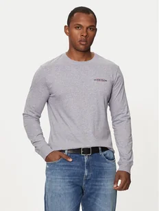 Guess Jeans Longsleeve M4YI54 K8HM0 Szary Slim Fit - Koszulki męskie - miniaturka - grafika 1