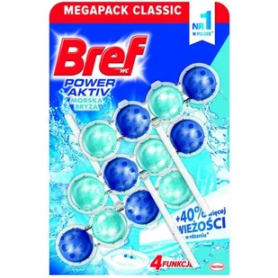 Bref Kulki do toalety Power Activ Ocean 3-pack 3x 50 g (Che000216) - Środki do WC - miniaturka - grafika 1