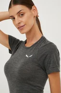 Koszulki sportowe damskie - Salewa t-shirt funkcyjny Zebru Fresh - miniaturka - grafika 1