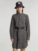 Sukienki - G-Star Sukienka w kolorze czarno-białym - miniaturka - grafika 1