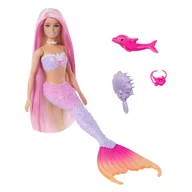 Lalki dla dziewczynek - Barbie, Malibu, lalka syrenka ze zmianą koloru - miniaturka - grafika 1