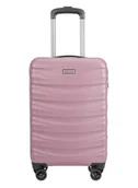 Walizki - Walizka kabinowa Puccini Valencia - różowy - miniaturka - grafika 1
