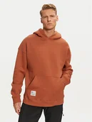 Bluzy męskie - Alpha Industries Bluza 146336 Brązowy Regular Fit - miniaturka - grafika 1