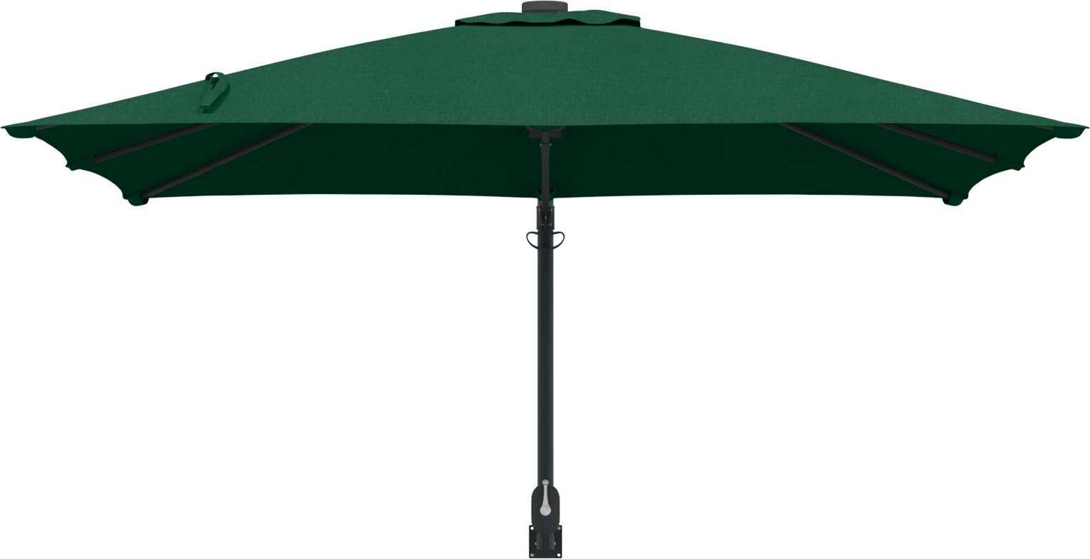 vidaXL Parasol patio Zielony Poliester 300 cm x 300 cm Składany