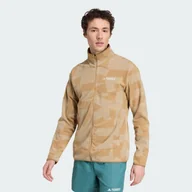 Odzież trekkingowa damska - Bluza Terrex Multi Printed Full-Zip Fleece - miniaturka - grafika 1