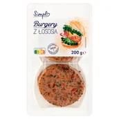 Ryby wędzone - Simpl Burgery z łososia 200 g - miniaturka - grafika 1