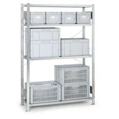 Szafy i regały magazynowe - META Regał półkowy CLIP, 230 kg, 2000x1300x500 mm, podstawowy 181779 - miniaturka - grafika 1