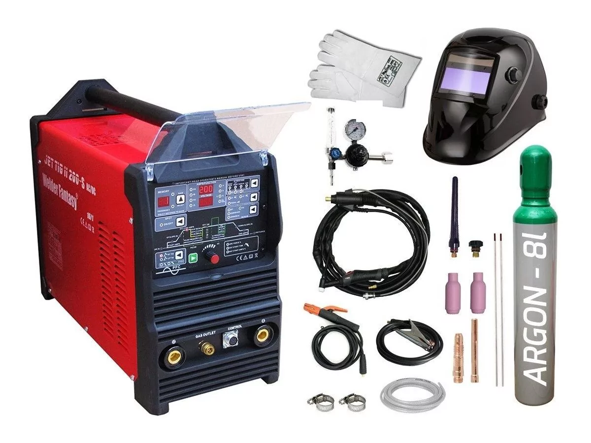 Spawarka Welder Fantasy JET TIG II 200-S AC/DC SPOT IGBT Pakiet akcesoriów 2 - JET TIG II 200-S_pakiet2