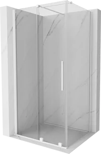 Mexen Velar kabina prysznicowa rozsuwana 120x70 cm, transparent, biała - 871-120-070-01-20 - Kabiny prysznicowe - miniaturka - grafika 1