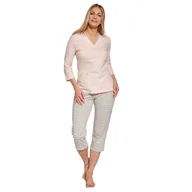 Piżamy damskie - Piżama damska dr cindy 766/358 cornette-5xl - miniaturka - grafika 1