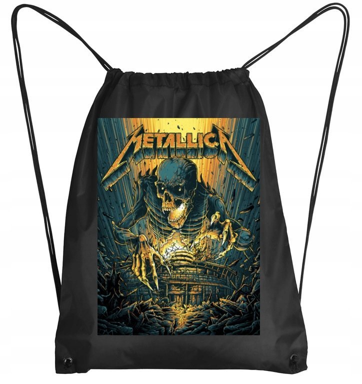 3074 PLECAK WOREK SZKOLNY METALLICA METAL PREZENT