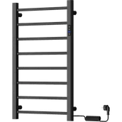 Grzejniki łazienkowe - Mexen Oso grzejnik elektryczny 2w1 stojący 910 x 500 mm, 200 W, czarny - W304-0910-500-00-70 - miniaturka - grafika 1