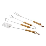 Szczypce do grilla - Sztućce do grilla rustykalne 3 częściowe - miniaturka - grafika 1