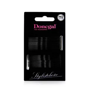 Donegal, wsuwki do włosów, czarne, 24 szt. - Ozdoby do włosów - miniaturka - grafika 1
