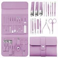 Zestawy do manicure i pedicure - Profesjonalny Zestaw Do Manicure I Pedicure, Mani-cut Pink, 16 Szt. - miniaturka - grafika 1