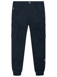 Name it Spodnie materiałowe Bamgo 13151735 Granatowy Regular Fit Granatowy - Spodnie i spodenki dla chłopców - miniaturka - grafika 1