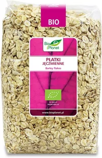 Bio Planet PŁATKI JĘCZMIENNE BIO 600 g - Zdrowa żywność - miniaturka - grafika 1