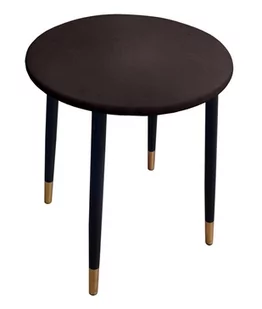 Taboret TRIX AL3 venge podstawa czarna/złota - Taborety i hokery - miniaturka - grafika 1