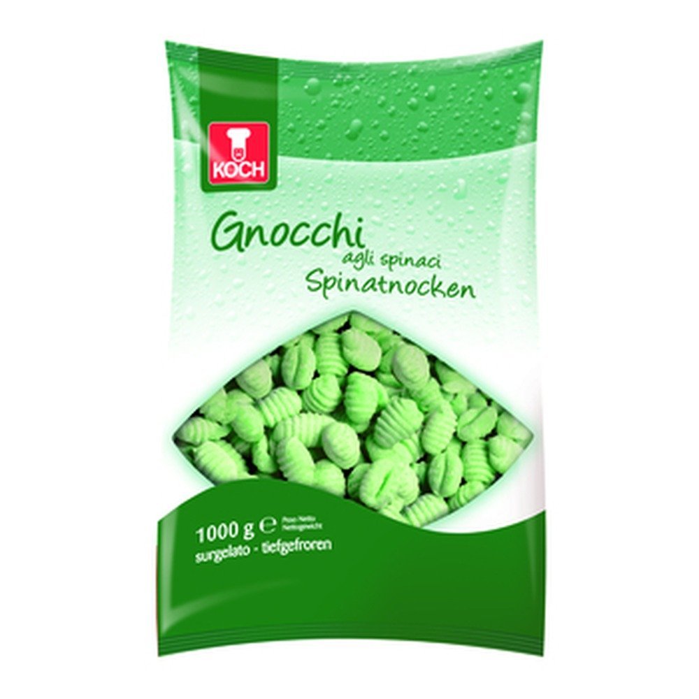 Koch Gnocchi ziemniaczane ze szpinakiem, produkt głęboko mrożony, 1000 g