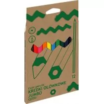 Grand Kredki ołówkowe Jumbo 12 kolorów KR01GR - Przybory szkolne - miniaturka - grafika 1