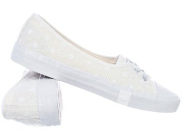 Buty Damskie Lee Cooper LCW-25-31-3447L Białe Wsuwane Trampki