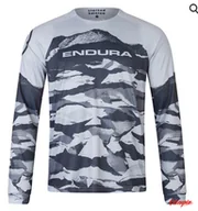Koszulki rowerowe - Koszulka Endura Mountain Camo LTD Printed L/S TEE - miniaturka - grafika 1