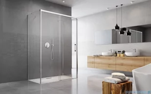 Radaway Idea Kdj+s kabina prysznicowa 90x100x90 lewa przejrzyste 10116100-01-01L/387050-01-01R/10117090-01-01 - Kabiny prysznicowe - miniaturka - grafika 4