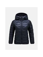 Kurtki damskie - Damska kurtka puchowa Peak Performance W Helium Down Hood Jacket czarny XS - miniaturka - grafika 1
