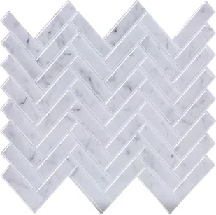 Naklejka dekoracyjna winylowa marble heringbone - Naklejki na ścianę - miniaturka - grafika 1