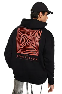 TRENDYOL MAN BLUZA MĘSKA Z KAPTUREM CZARNA Z CZERWONYM NADRUKIEM S 5DA - Bluzy męskie TRENDYOL MAN BLUZA MĘSKA Z KAPTUREM CZARNA Z CZERWONYM NADRUKIEM S 5DA - Bluzy męskie - miniaturka - grafika 1