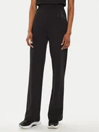 Spodnie sportowe damskie - Calvin Klein Jeans Spodnie dresowe J20J223588 Czarny Regular Fit - miniaturka - grafika 1
