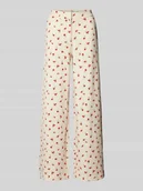 Spodnie damskie - Spodnie z szeroką nogawką model ‘KATE’ - miniaturka - grafika 1