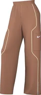 Spodnie rowerowe - Nike Spodnie damskie Sportswear Street Hr Woven PNT, Terra Blush/Coconut Milk/White, FN1949-212, XS - miniaturka - grafika 1