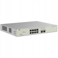 Switche - Asus Ruijie Reyee RG-NBS3300-8MG2XS-P| Switch Zarządzalny, 10 portów, 8x2,5GE,8xPoE+, 240W, 2xSFP+, Rack, L2+, Cloud - miniaturka - grafika 1
