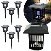 Lampy owadobójcze - 6x Lampka Solarna Owadobójcza 2w1 Lampa Ogrodowa LED Latarenka na Komary BLIXTAR - miniaturka - grafika 1